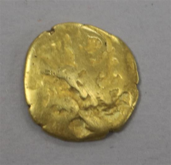A medieval high carat gold coin.